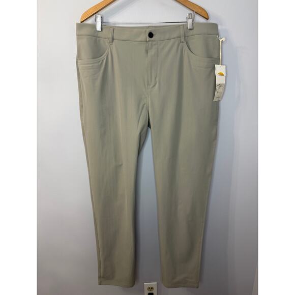 Vuori Men's Meta Pant Athletic Slim Grey Stretch Men's 38 x32 New Preppy - Picture 12 of 12